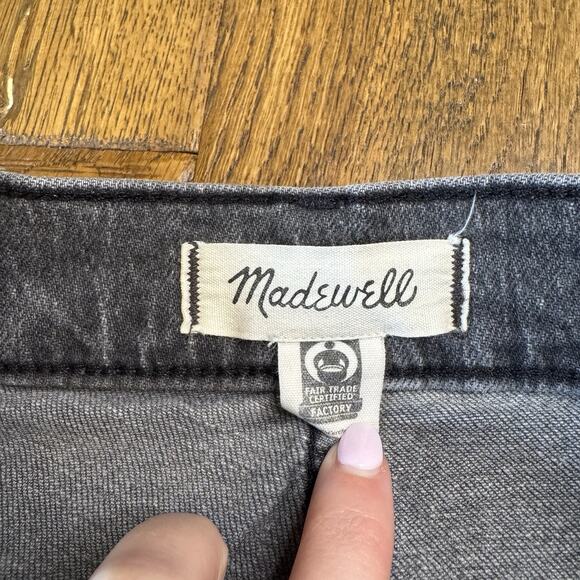 Madewell The Perfect Vintage Jean Womens 27 Black Gray Denim 27.5” Inseam - Picture 2 of 8